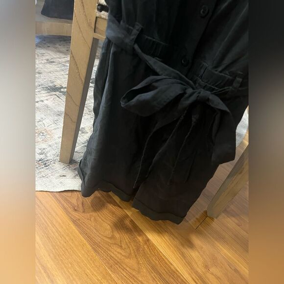 Bella Dahl Black Button-up Romper size Small NWT - Picture 7 of 11